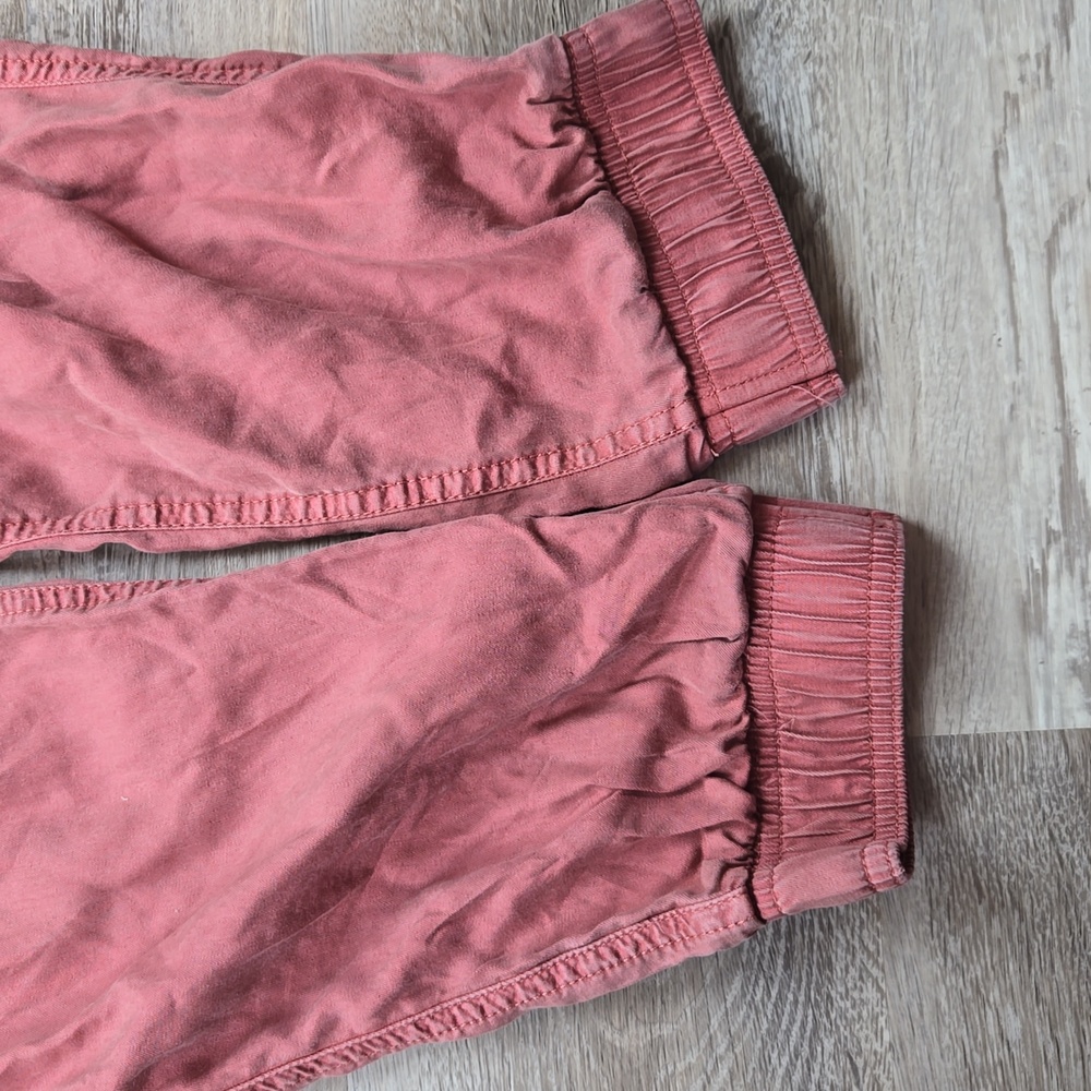 SO high rise jogger M lyocell light brick red pants - Picture 2 of 5